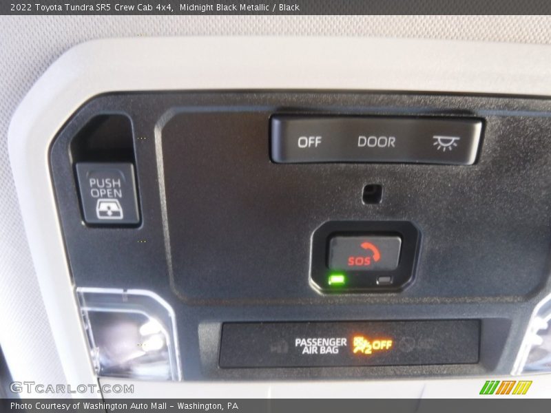 Midnight Black Metallic / Black 2022 Toyota Tundra SR5 Crew Cab 4x4