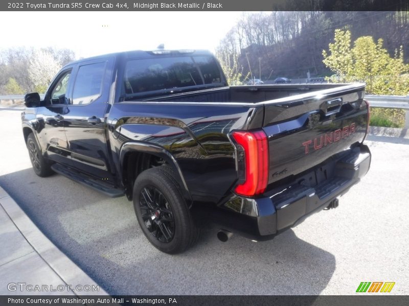 Midnight Black Metallic / Black 2022 Toyota Tundra SR5 Crew Cab 4x4