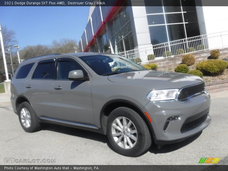Destroyer Gray / Black 2021 Dodge Durango SXT Plus AWD