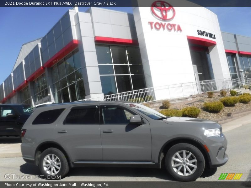 Destroyer Gray / Black 2021 Dodge Durango SXT Plus AWD