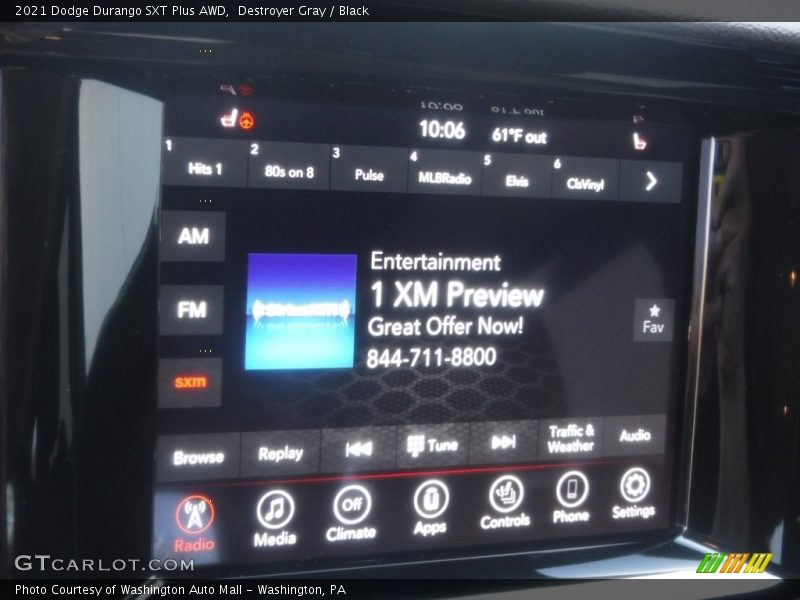 Destroyer Gray / Black 2021 Dodge Durango SXT Plus AWD