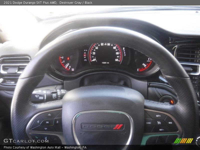 Destroyer Gray / Black 2021 Dodge Durango SXT Plus AWD