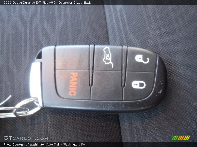 Destroyer Gray / Black 2021 Dodge Durango SXT Plus AWD