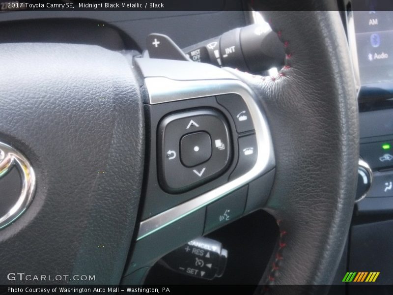 Midnight Black Metallic / Black 2017 Toyota Camry SE