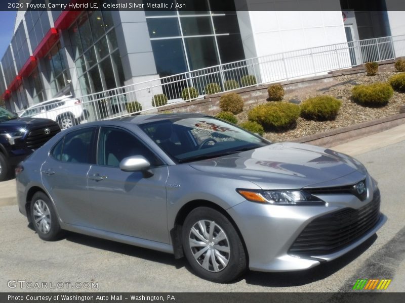 Celestial Silver Metallic / Ash 2020 Toyota Camry Hybrid LE