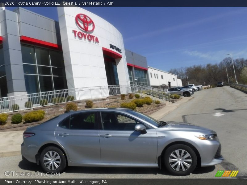 Celestial Silver Metallic / Ash 2020 Toyota Camry Hybrid LE