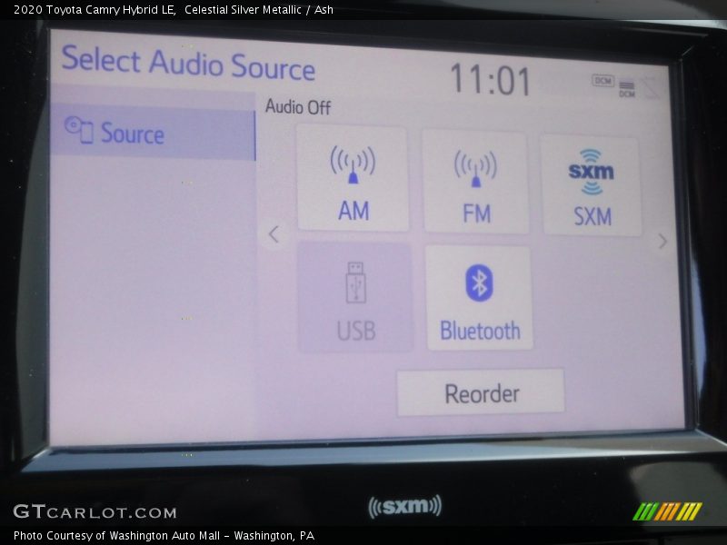 Celestial Silver Metallic / Ash 2020 Toyota Camry Hybrid LE