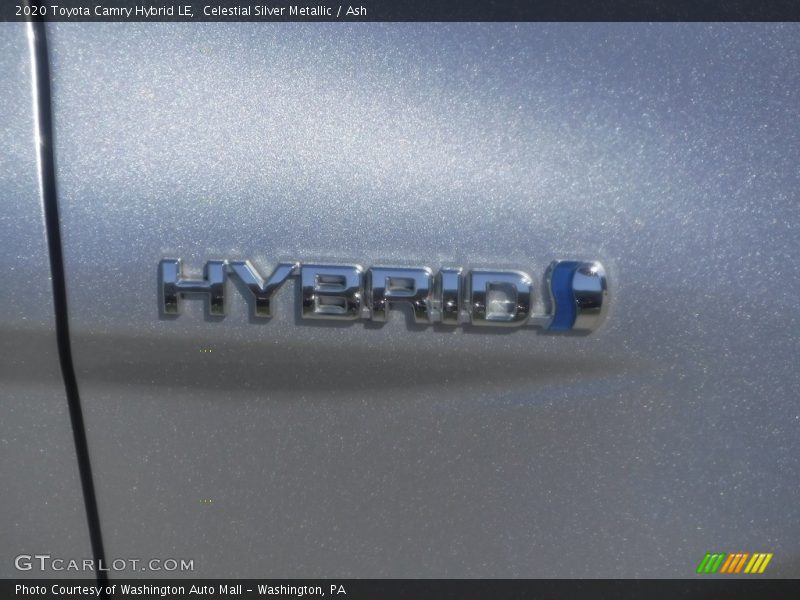 Celestial Silver Metallic / Ash 2020 Toyota Camry Hybrid LE