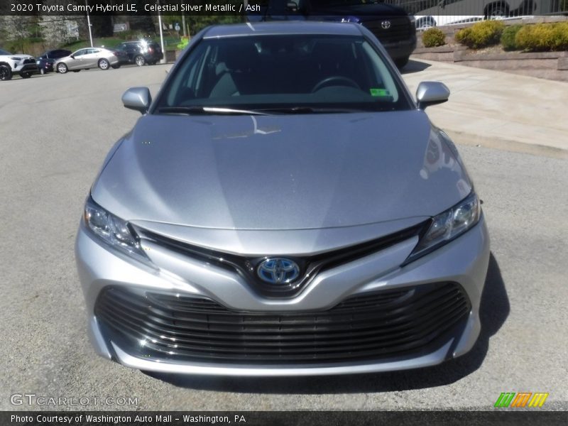 Celestial Silver Metallic / Ash 2020 Toyota Camry Hybrid LE