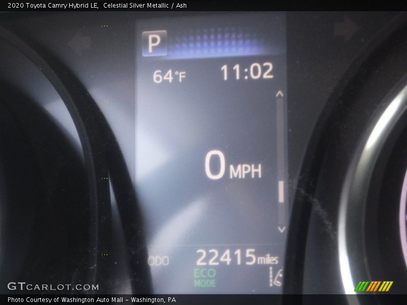 Celestial Silver Metallic / Ash 2020 Toyota Camry Hybrid LE
