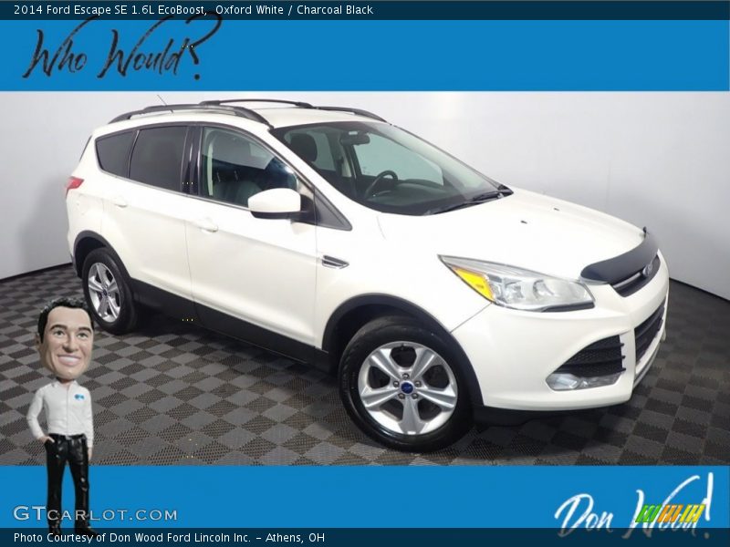 Oxford White / Charcoal Black 2014 Ford Escape SE 1.6L EcoBoost