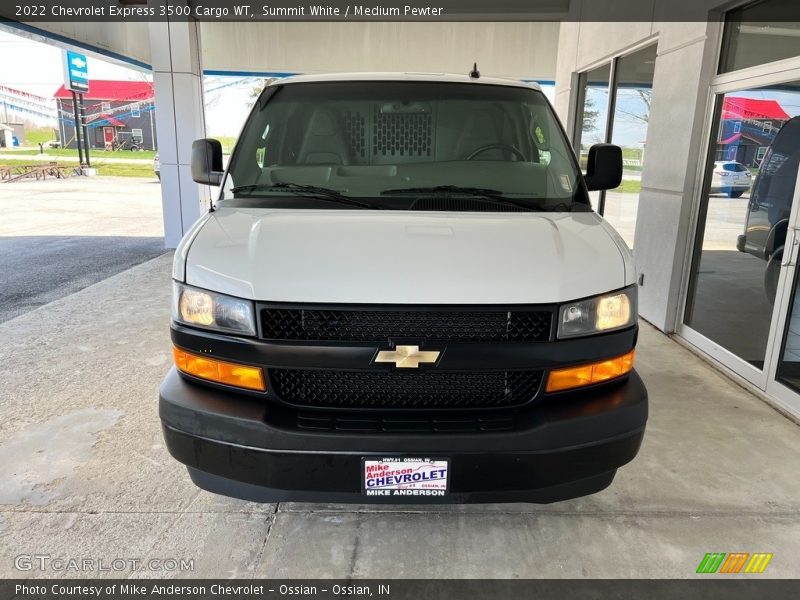 Summit White / Medium Pewter 2022 Chevrolet Express 3500 Cargo WT