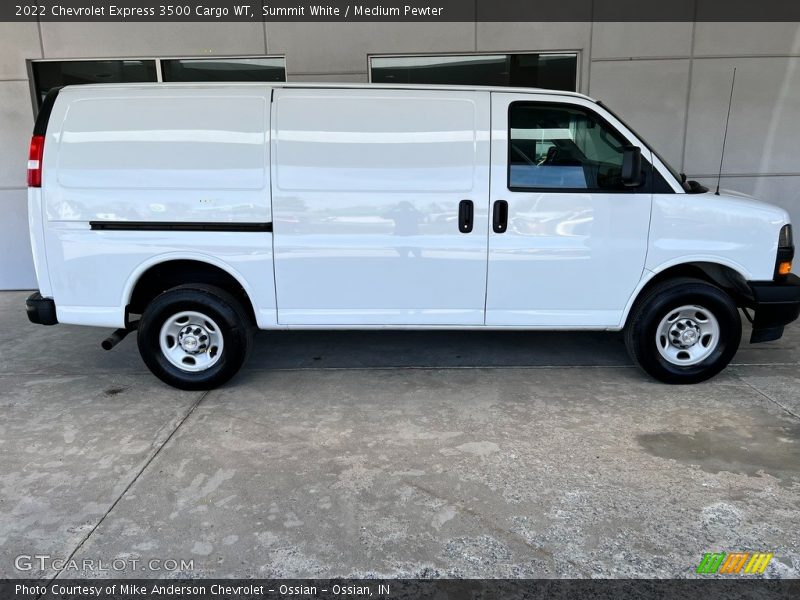 Summit White / Medium Pewter 2022 Chevrolet Express 3500 Cargo WT