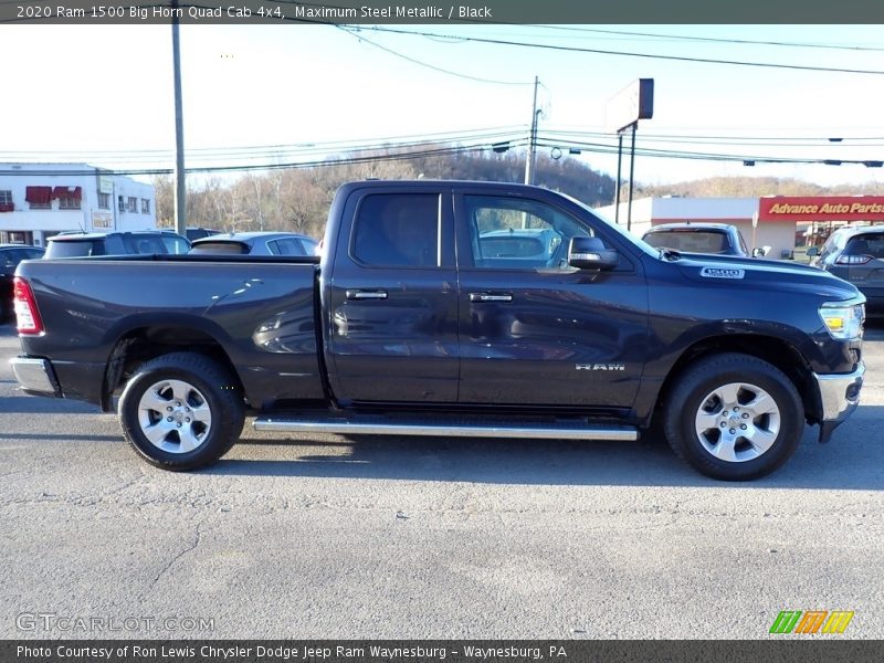Maximum Steel Metallic / Black 2020 Ram 1500 Big Horn Quad Cab 4x4