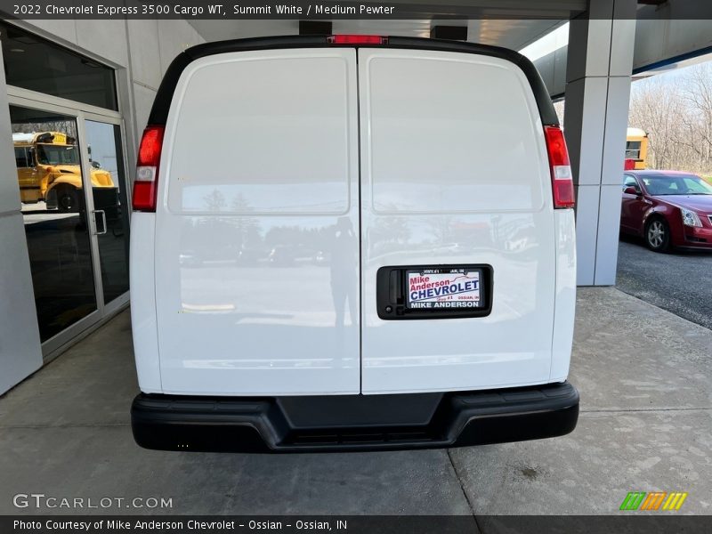 Summit White / Medium Pewter 2022 Chevrolet Express 3500 Cargo WT