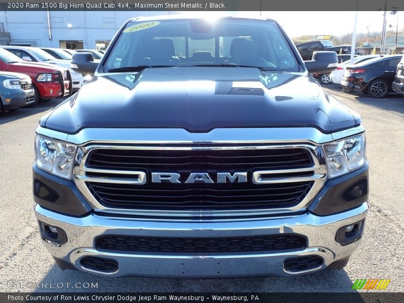 Maximum Steel Metallic / Black 2020 Ram 1500 Big Horn Quad Cab 4x4