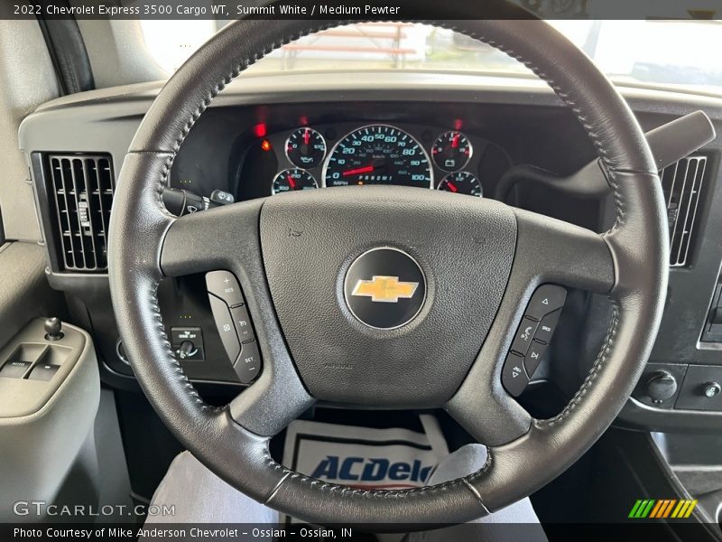 Summit White / Medium Pewter 2022 Chevrolet Express 3500 Cargo WT