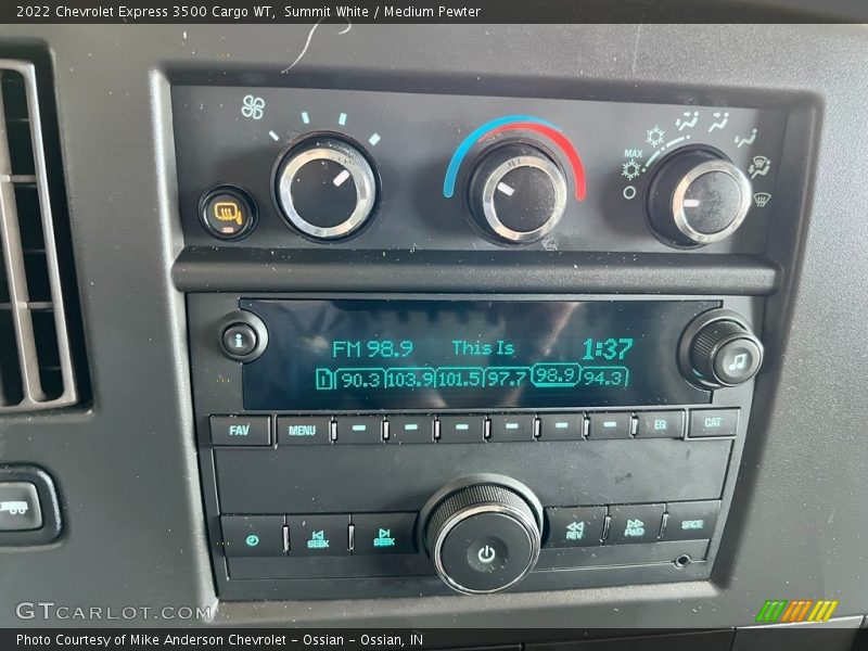 Summit White / Medium Pewter 2022 Chevrolet Express 3500 Cargo WT