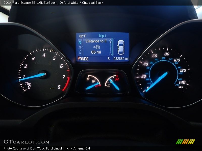Oxford White / Charcoal Black 2014 Ford Escape SE 1.6L EcoBoost