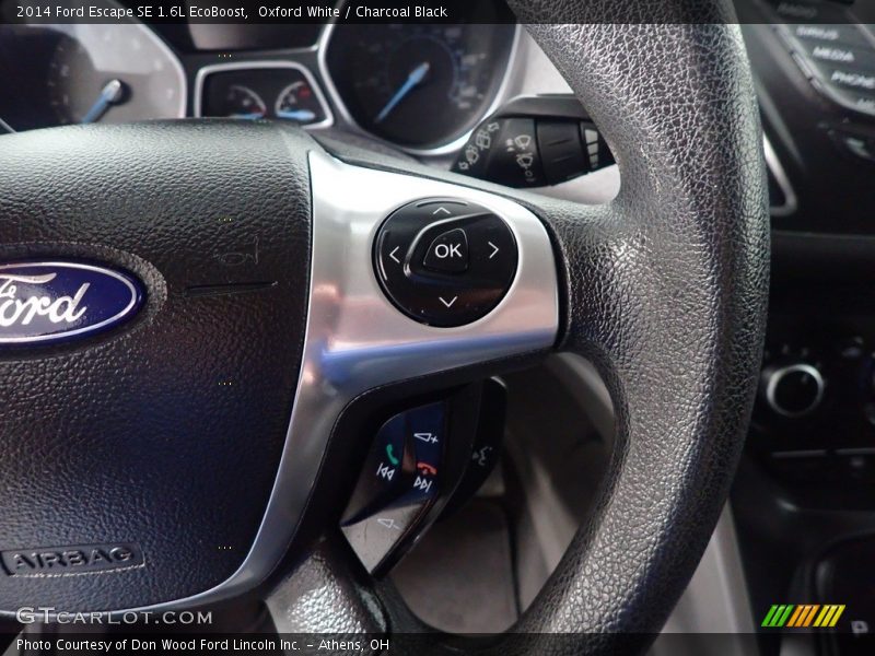 Oxford White / Charcoal Black 2014 Ford Escape SE 1.6L EcoBoost