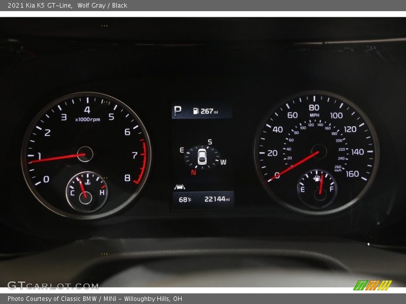 Wolf Gray / Black 2021 Kia K5 GT-Line