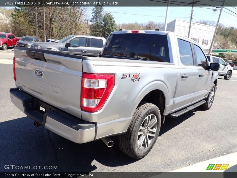 Iconic Silver Metallic / Black 2022 Ford F150 STX SuperCrew 4x4