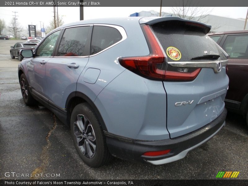 Sonic Gray Pearl / Black 2021 Honda CR-V EX AWD