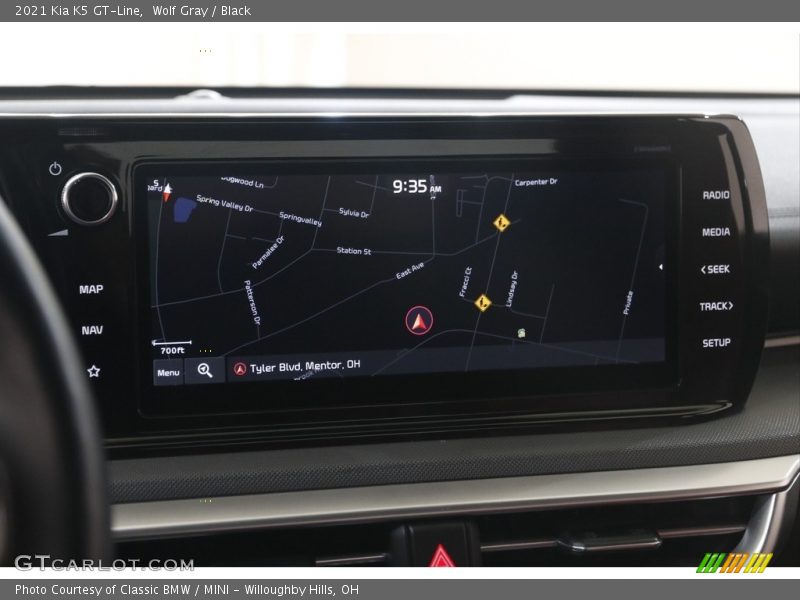 Wolf Gray / Black 2021 Kia K5 GT-Line