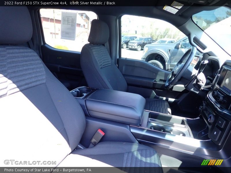 Iconic Silver Metallic / Black 2022 Ford F150 STX SuperCrew 4x4