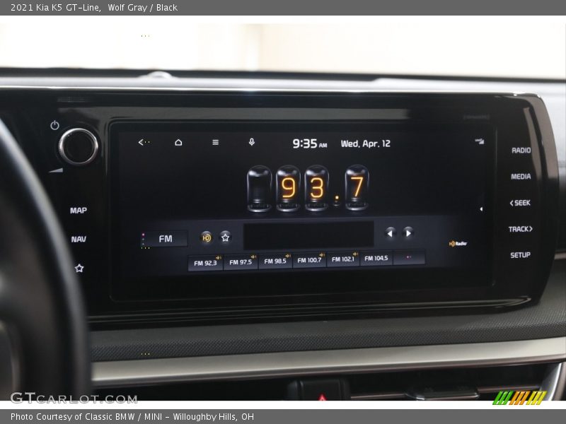 Wolf Gray / Black 2021 Kia K5 GT-Line