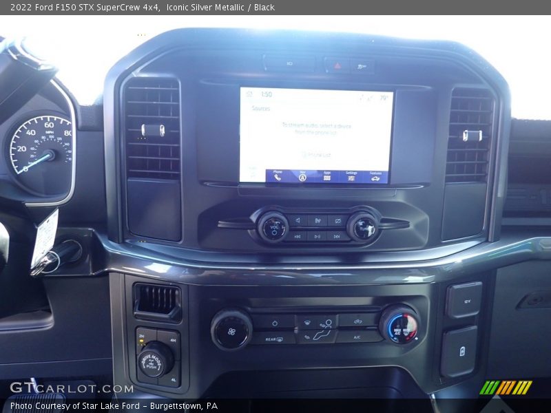 Iconic Silver Metallic / Black 2022 Ford F150 STX SuperCrew 4x4