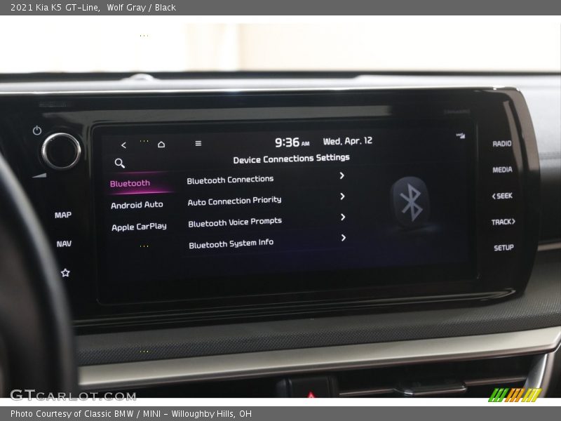 Wolf Gray / Black 2021 Kia K5 GT-Line