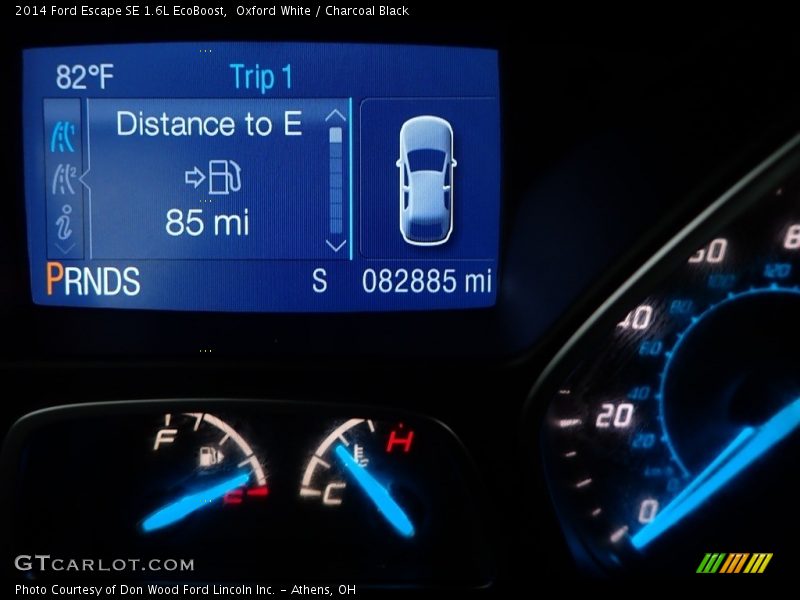 Oxford White / Charcoal Black 2014 Ford Escape SE 1.6L EcoBoost