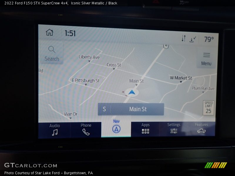 Iconic Silver Metallic / Black 2022 Ford F150 STX SuperCrew 4x4