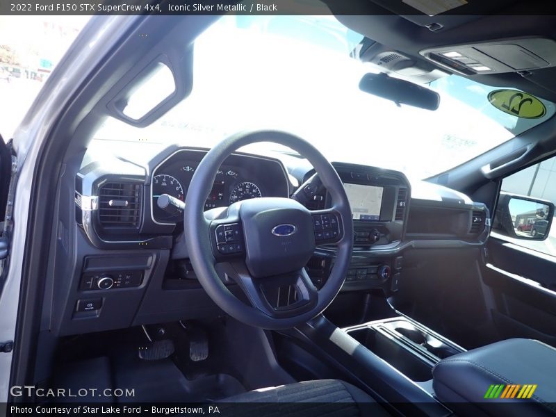 Iconic Silver Metallic / Black 2022 Ford F150 STX SuperCrew 4x4