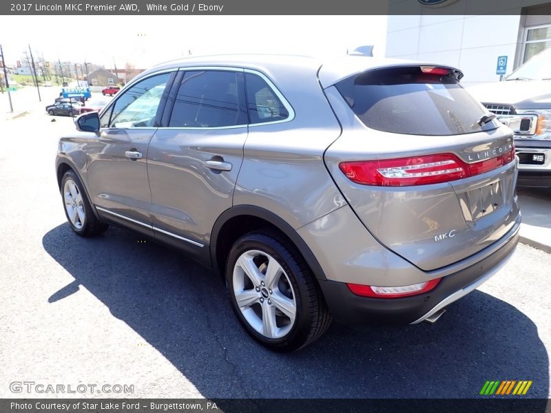 White Gold / Ebony 2017 Lincoln MKC Premier AWD