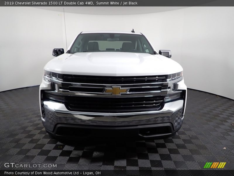 Summit White / Jet Black 2019 Chevrolet Silverado 1500 LT Double Cab 4WD