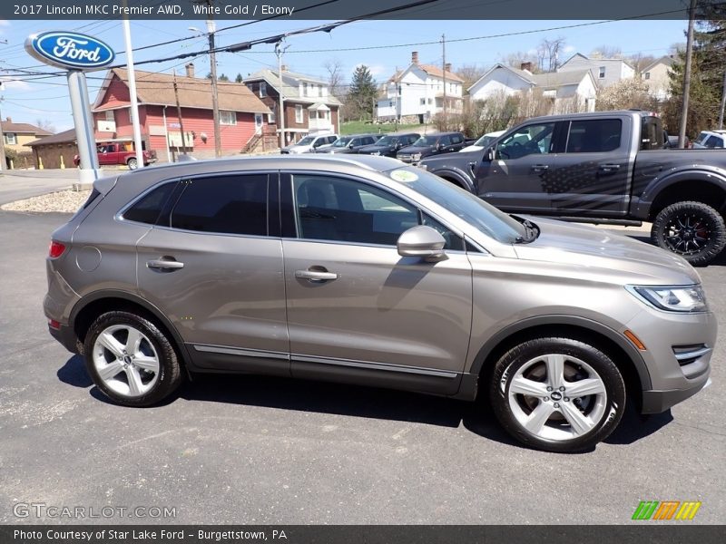 White Gold / Ebony 2017 Lincoln MKC Premier AWD