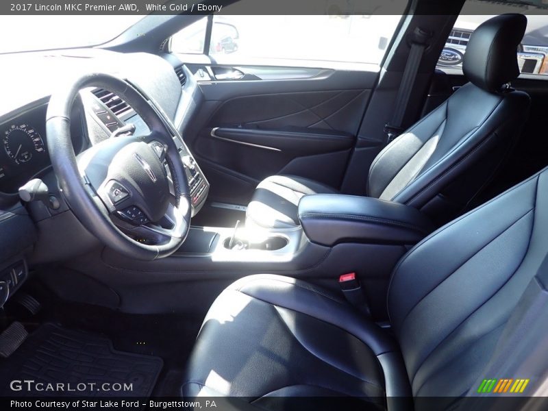 White Gold / Ebony 2017 Lincoln MKC Premier AWD