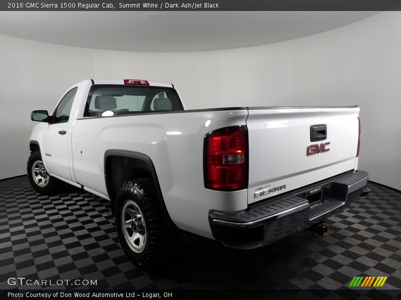 Summit White / Dark Ash/Jet Black 2016 GMC Sierra 1500 Regular Cab