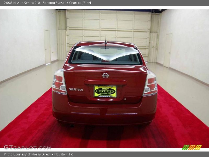 Sonoma Sunset / Charcoal/Steel 2008 Nissan Sentra 2.0