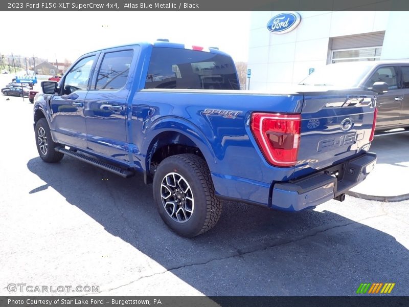 Atlas Blue Metallic / Black 2023 Ford F150 XLT SuperCrew 4x4