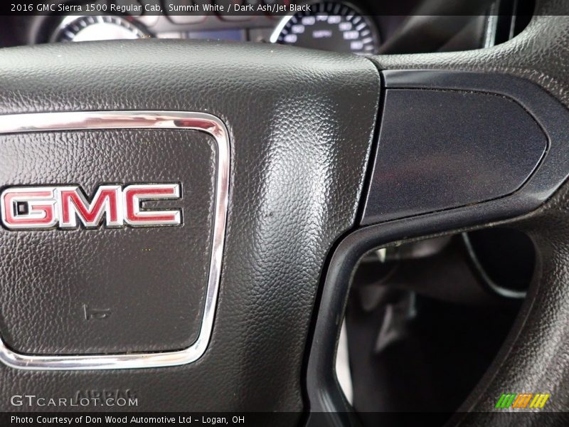 Summit White / Dark Ash/Jet Black 2016 GMC Sierra 1500 Regular Cab