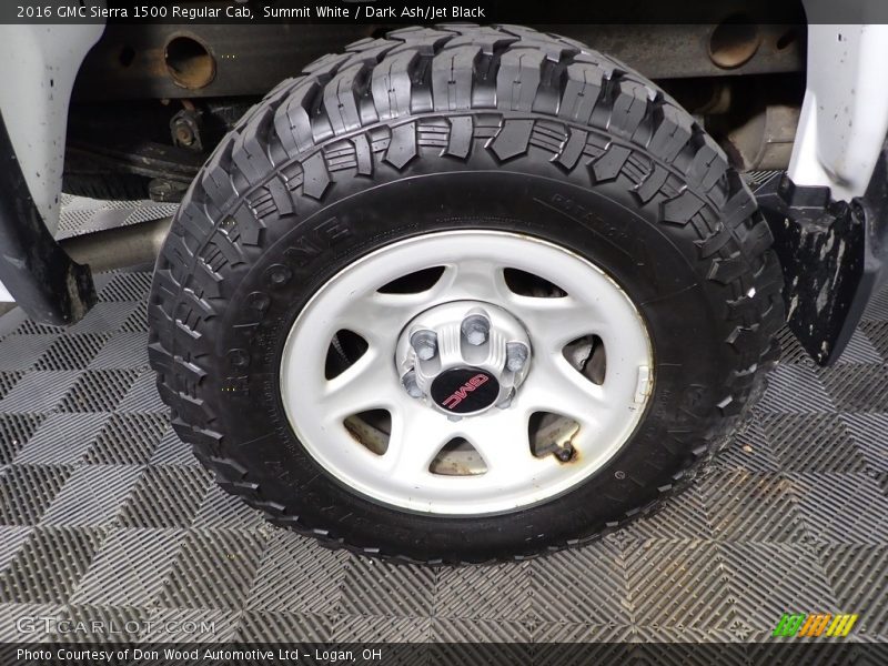 Summit White / Dark Ash/Jet Black 2016 GMC Sierra 1500 Regular Cab
