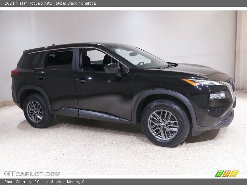 Super Black / Charcoal 2021 Nissan Rogue S AWD