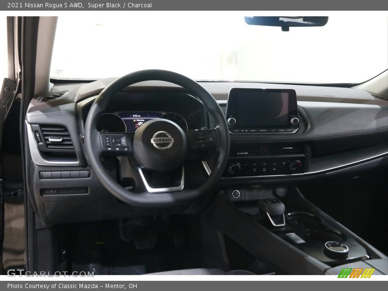 Super Black / Charcoal 2021 Nissan Rogue S AWD