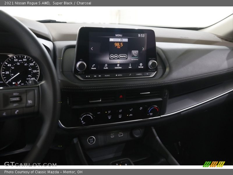 Super Black / Charcoal 2021 Nissan Rogue S AWD