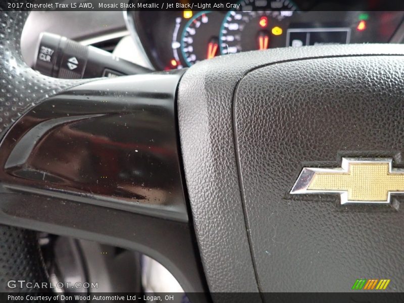 Mosaic Black Metallic / Jet Black/­Light Ash Gray 2017 Chevrolet Trax LS AWD