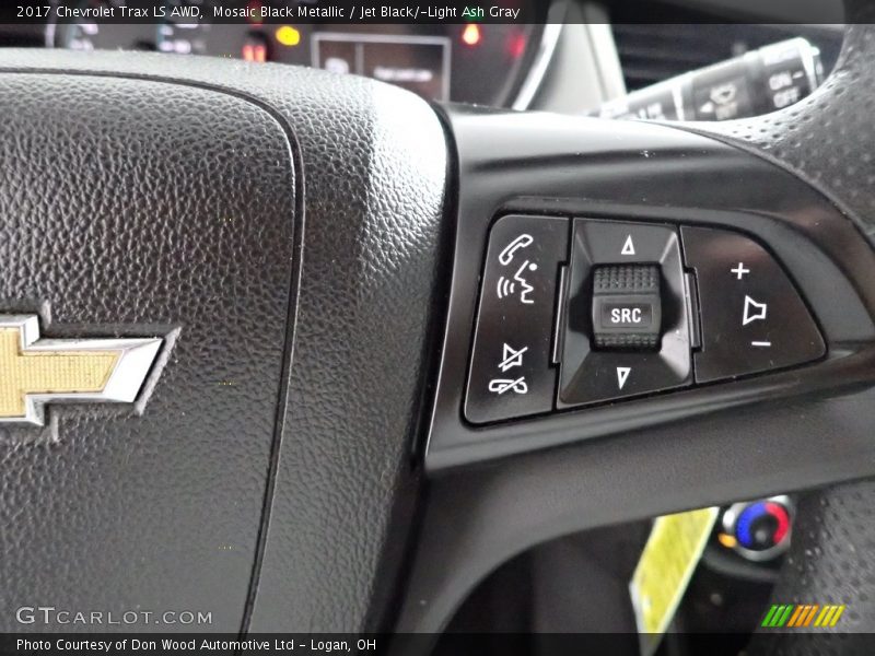 Mosaic Black Metallic / Jet Black/­Light Ash Gray 2017 Chevrolet Trax LS AWD