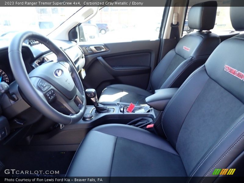 Front Seat of 2023 Ranger Tremor SuperCrew 4x4